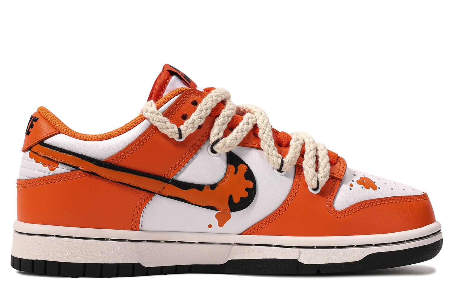 

Кроссовки для скейтбординга Dunk женские с низким верхом оранжево-белый Nike, Оранжевый, Кроссовки для скейтбординга Dunk женские с низким верхом оранжево-белый Nike