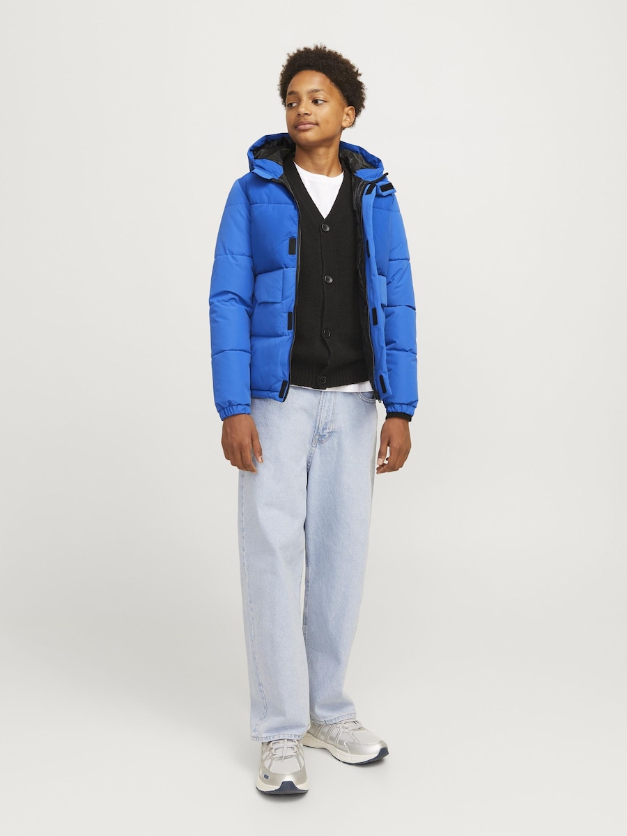 Зимняя куртка Jack & Jones Junior Speed, Cobalt Blue/Royal Blue/Light Blue — фото 3