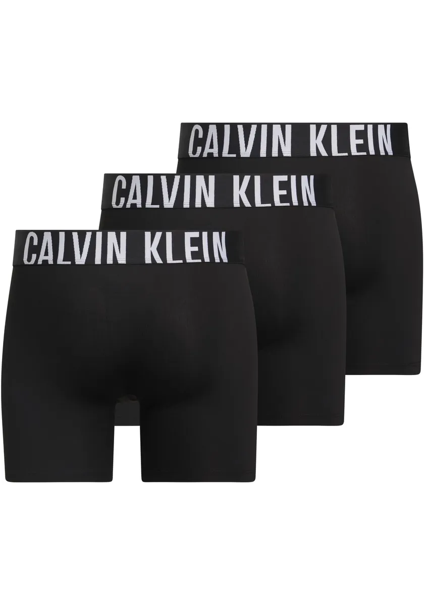 

Боксеры Calvin Klein Underwear "BOXER BRIEF 3PK" (в упаковке 3 шт.), с эластичным поясом с логотипом, черный