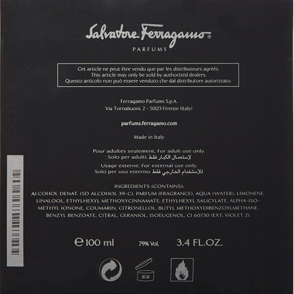 Туалетная вода Salvatore Ferragamo F by Ferragamo Black — фото 3