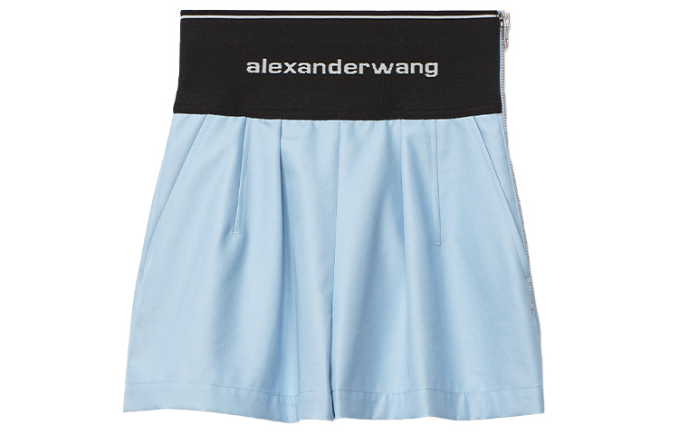 Alexander Wang Женские повседневные шорты синие — фото 3
