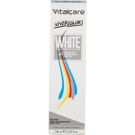 

Полуперманентная краска Vivid Color, 100 мл, белая, Vitalcare