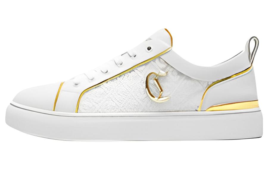 

Cabbeen Кроссовки Minimalist Versatile Lightweight And Breathable Low Top Trendy Casual Skateboard Shoes Men's White Gold