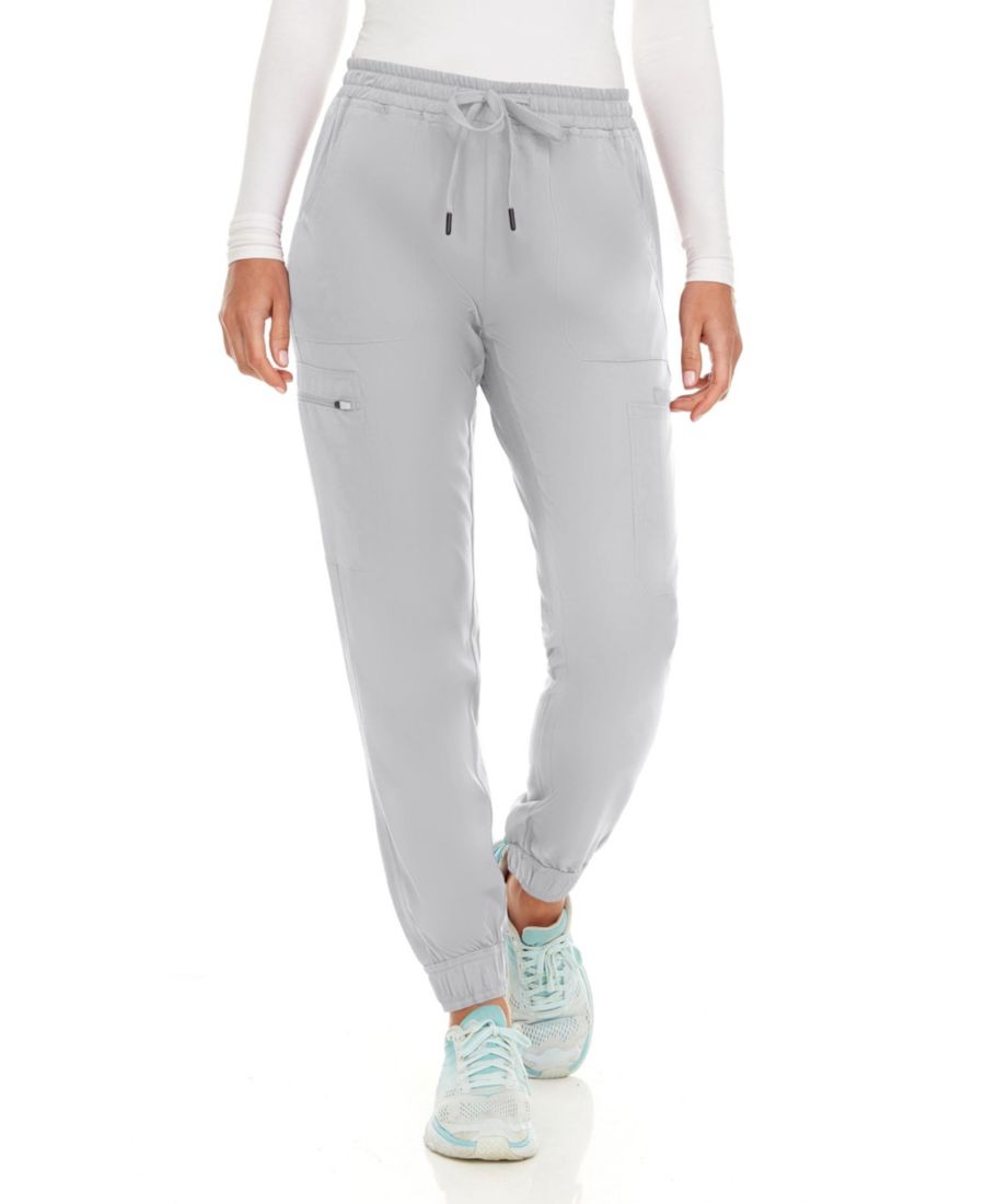 

Женские медицинские брюки-джоггеры с семью карманами и эластичной тканью, растягивающейся в четырех направлениях Medichic, Grey