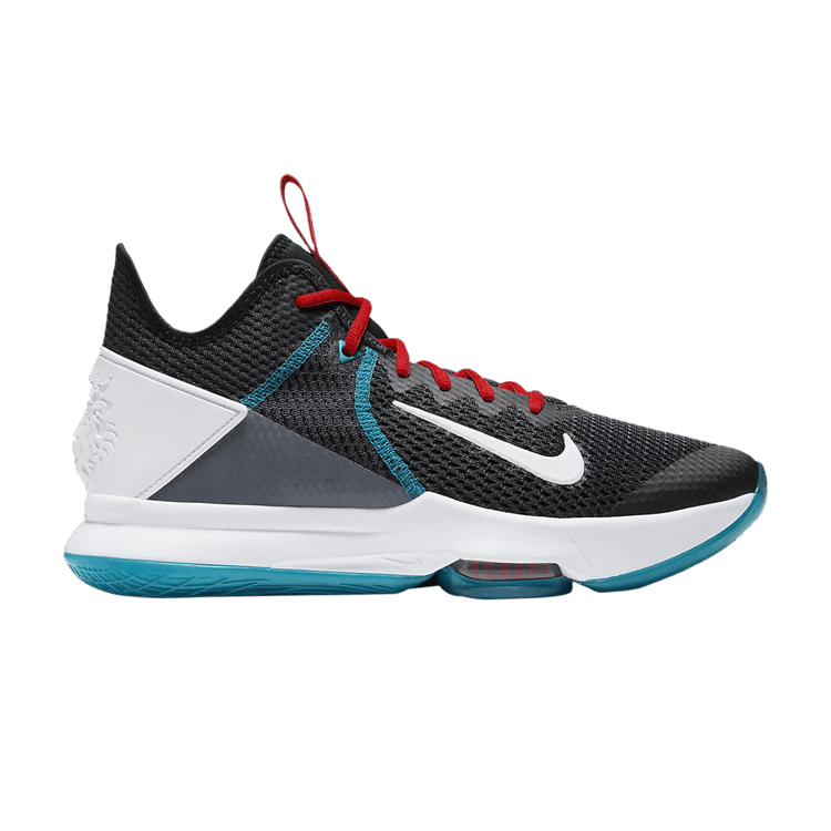 

Кроссовки LeBron Witness 4 'Black Red Glass Blue', черный
