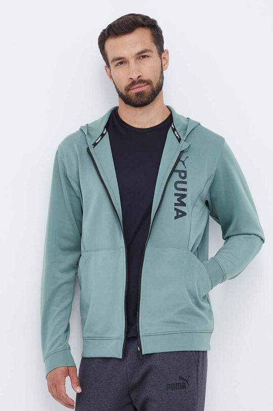 

Спортивная толстовка двойной вязки Fit Puma, зеленый