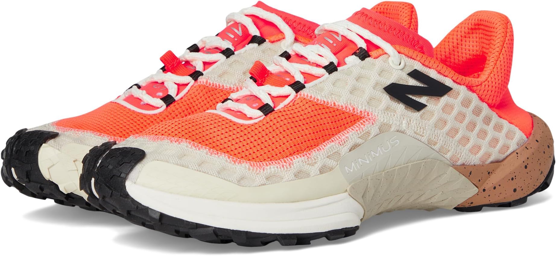 Кроссовки New Balance Minimus Trail, цвет Urgent Red/Linen/Flat Taupe