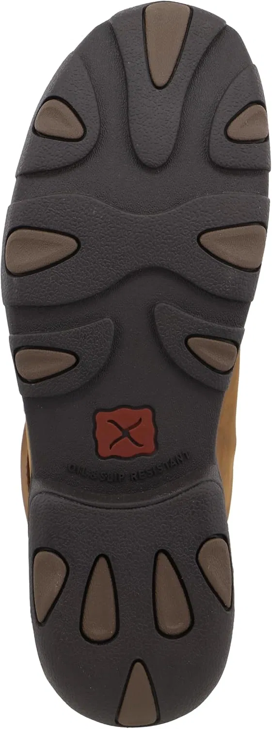 Мужские рабочие ботинки Twisted X на танкетке с круглым носком высотой 10 дюймов, Distressed Saddle — фото 4