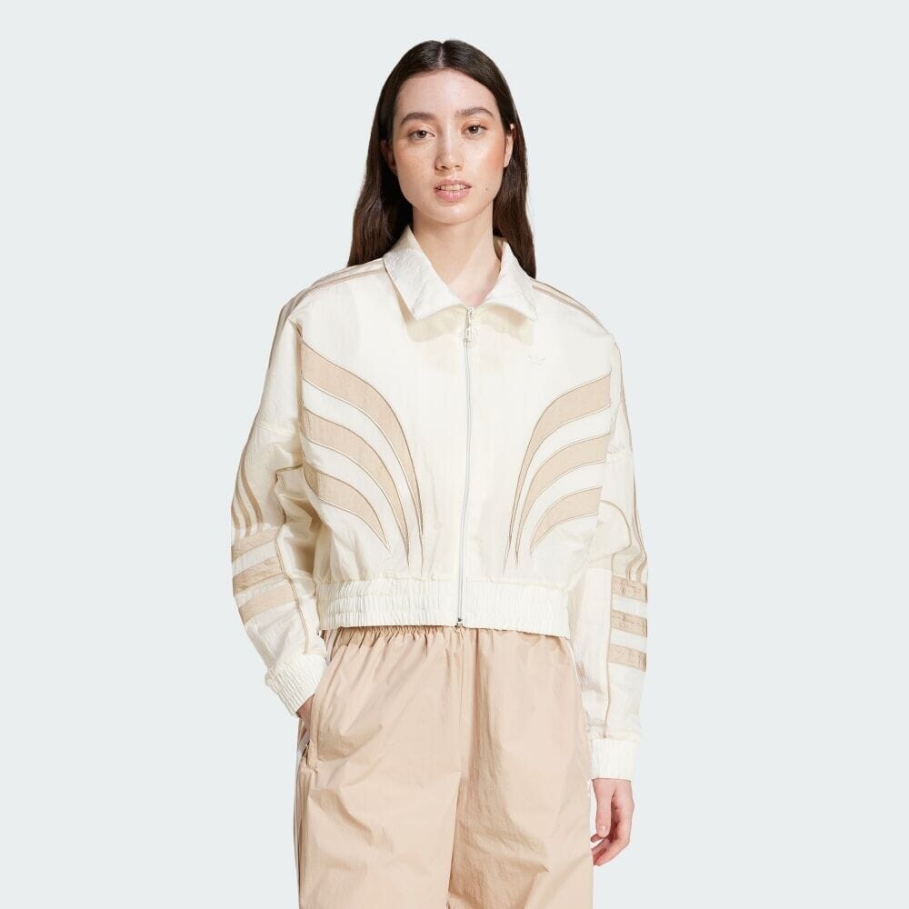 

Куртка Adidas Atlanta cutline loose nylon track top, цвет Cloud White