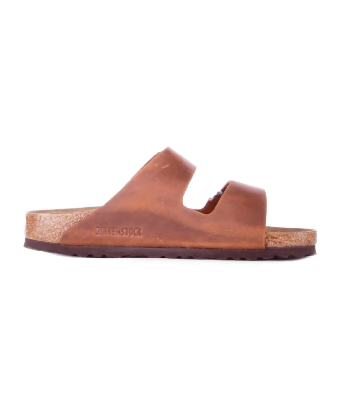 Сандалии Birkenstock Arizona Oiled Leather, коричневый — фото 4