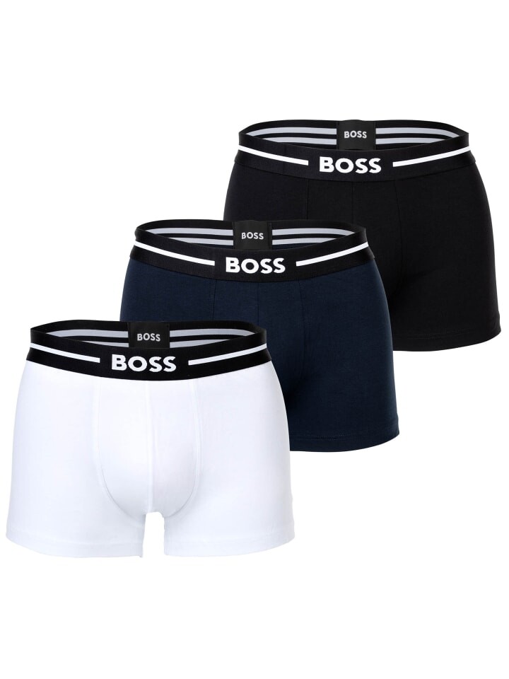 

Боксерские трусы BOSS, цвет schwarz/weiß/dunkelblau