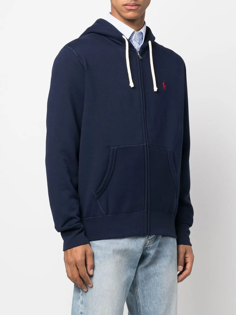 Худи The RL на молнии POLO RALPH LAUREN, синий — фото 3