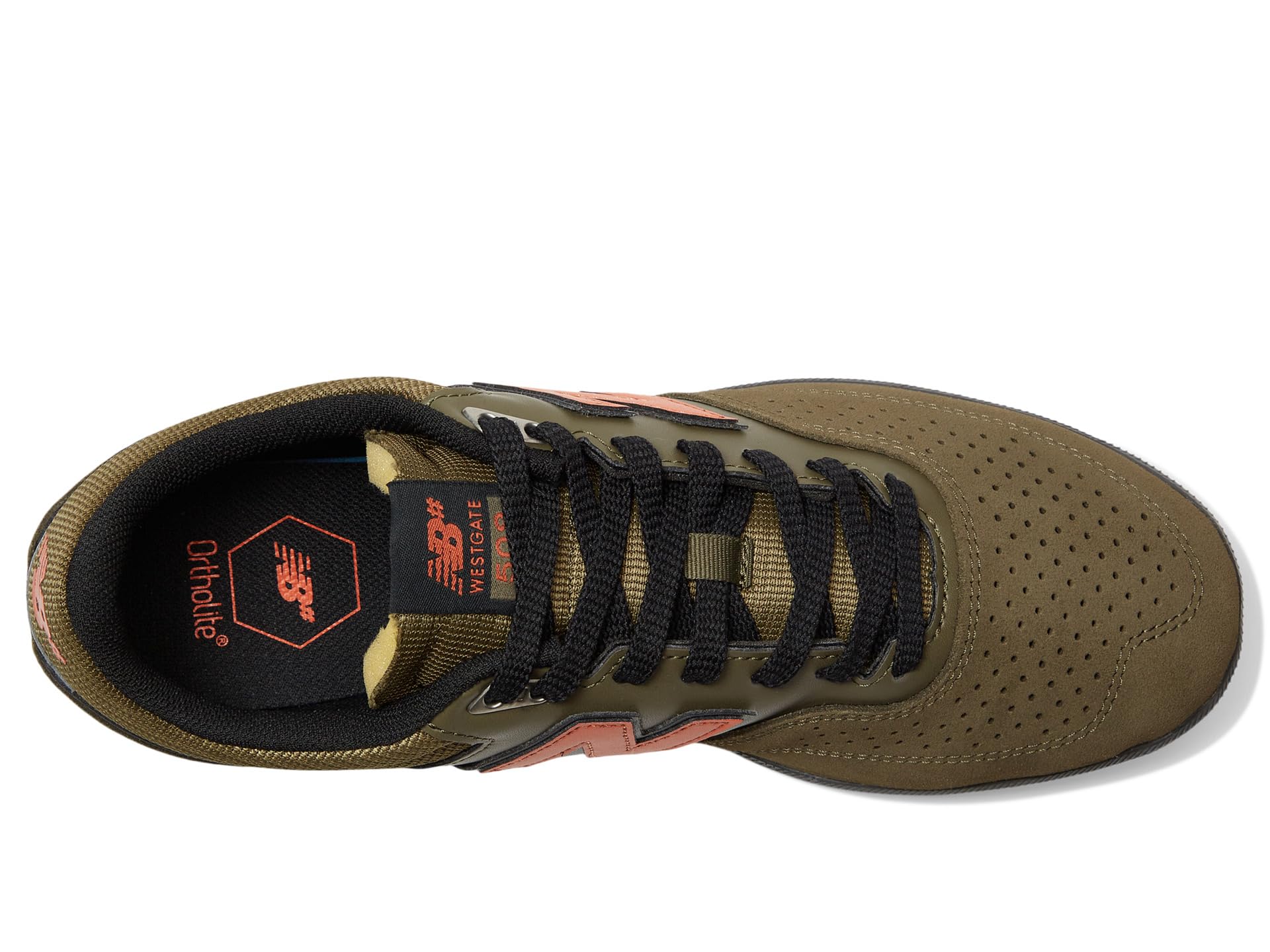 Кроссовки Unisex New Balance Numeric 508 - Brandon Westgate, цвет Olive/Rust — фото 2