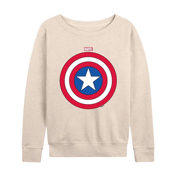 

Футболка с длинным рукавом Captain America Shield French Terry Marvel, Beige