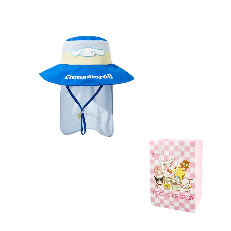 

Sanrio Югуи Детская собачья полиэстеровая шляпа-ведро, Jade Cinnamon Dog Fisherman Hat