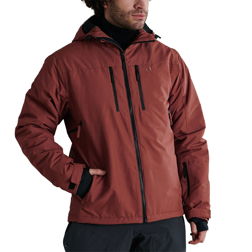 

Утепленная сноубордическая куртка Liquid Chute (мужская), Chili/Polar/Brown