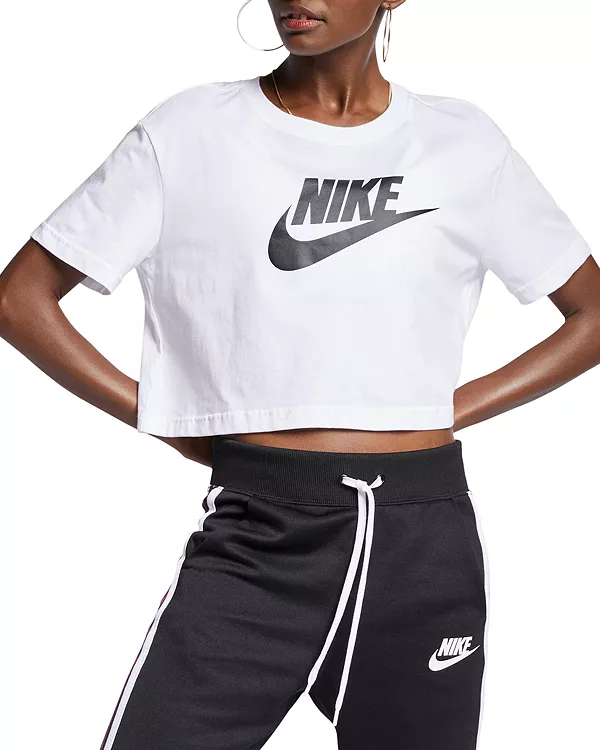 

Базовая укороченная футболка с логотипом Nike, белый