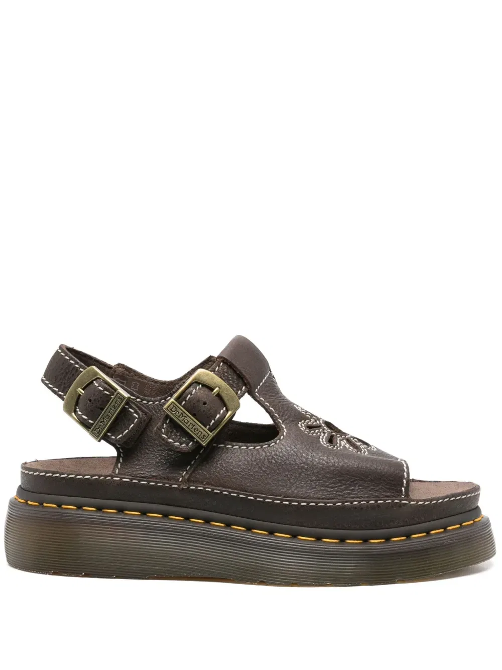 Сандалии Dunnet Flower Dr. Martens, коричневый