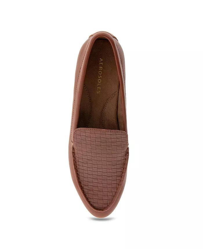 Женские лоферы Edna с классическим кроем Aerosoles, коричневый/бежевый — фото 4