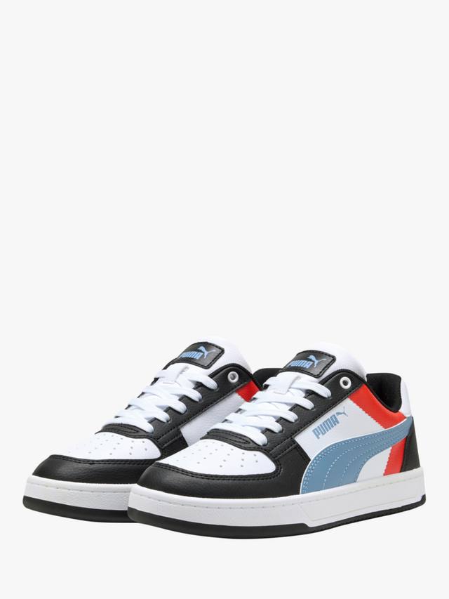 Детские кроссовки Caven 2.0 с цветными блоками PUMA, White/Blue/Black — фото 2