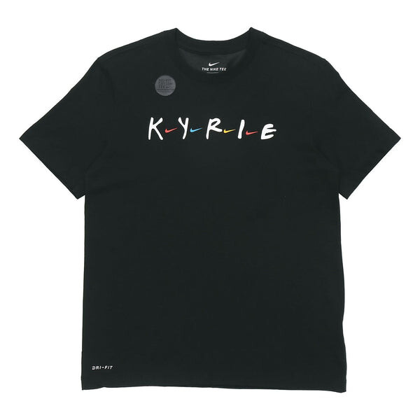 

Футболка Nike Kyrie Dri-fit Kyrie Irving Basketball Breathable Sports Short Sleeve Black, черный