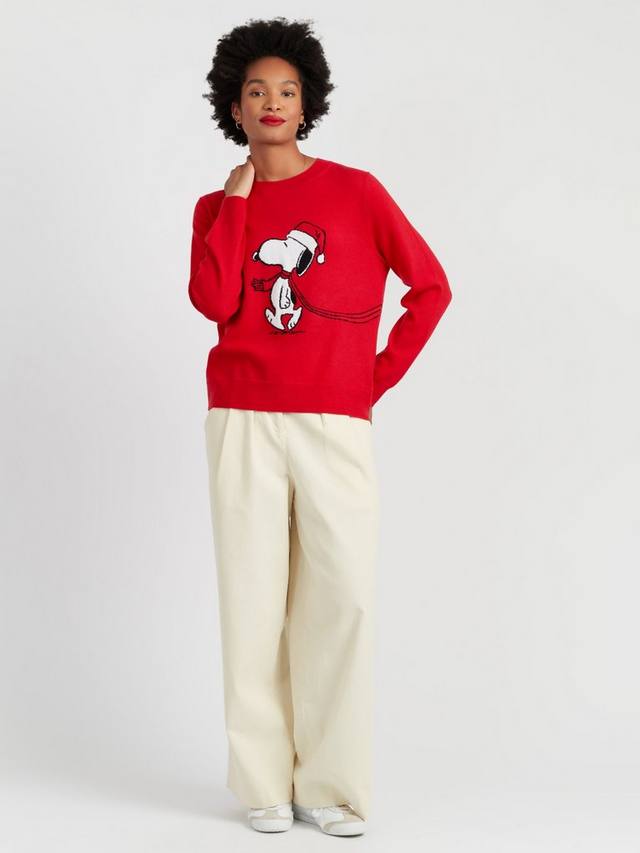 

Рождественский свитер Snoopy Santa Wool Rich Chinti & Parker, Red