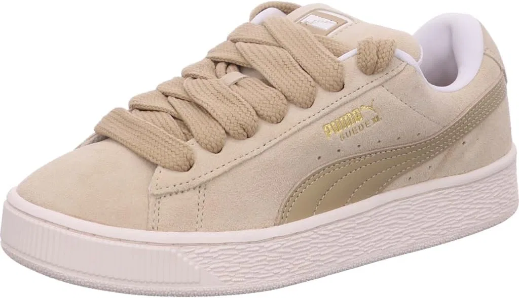 Повседневные кроссовки Puma Suede XL унисекс, модель 39520505, бежевые