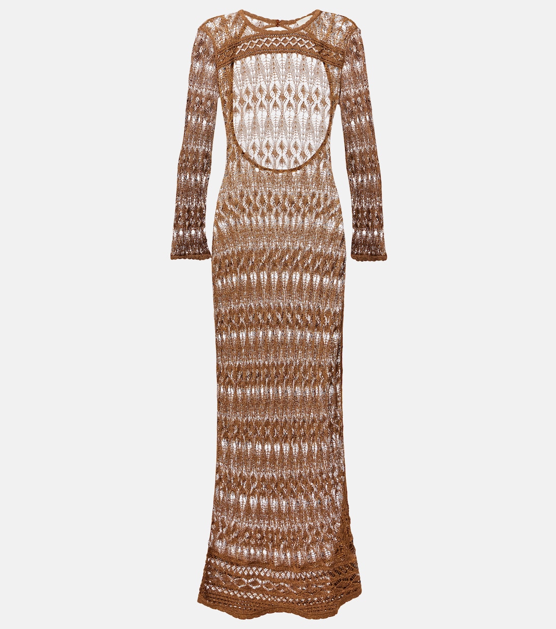 

Прозрачное макси-платье Paloma Isabel Marant, золотой