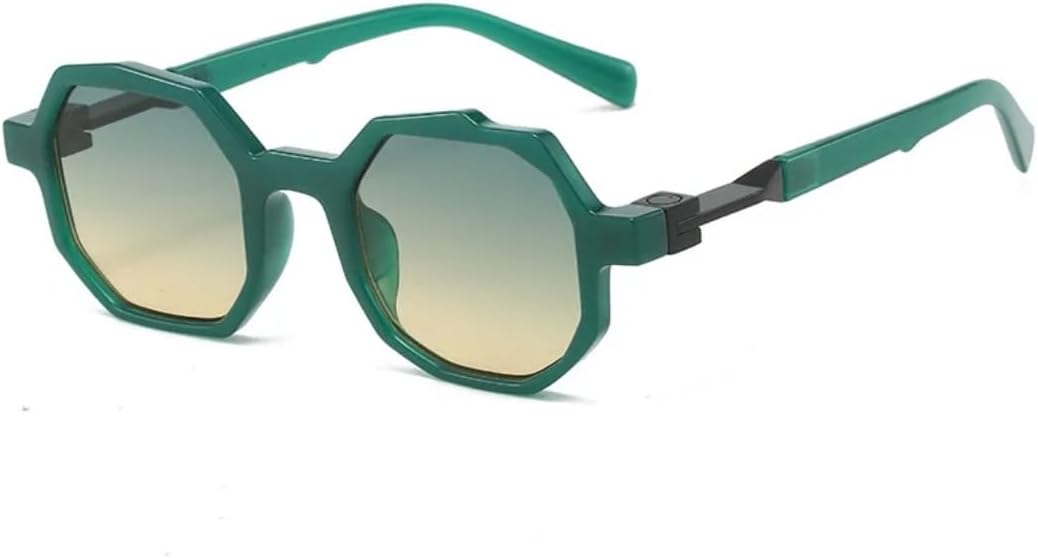 

Солнцезащитные очки для мужчин и женщин - защита UV400 - компактная легкая оправа, градиентные линзы, подходят для занятий спортом на открытом воздухе и вождения DSVIGF, Green