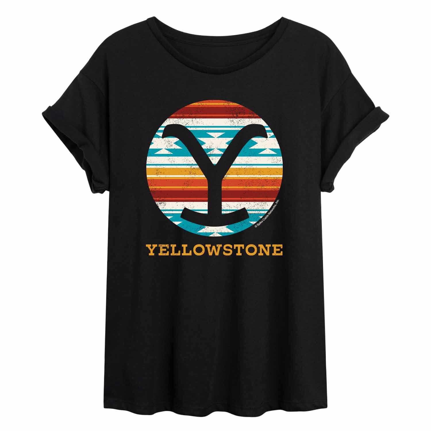 

Юниорская футболка Yellowstone Western Y с струящимся графическим рисунком Licensed Character