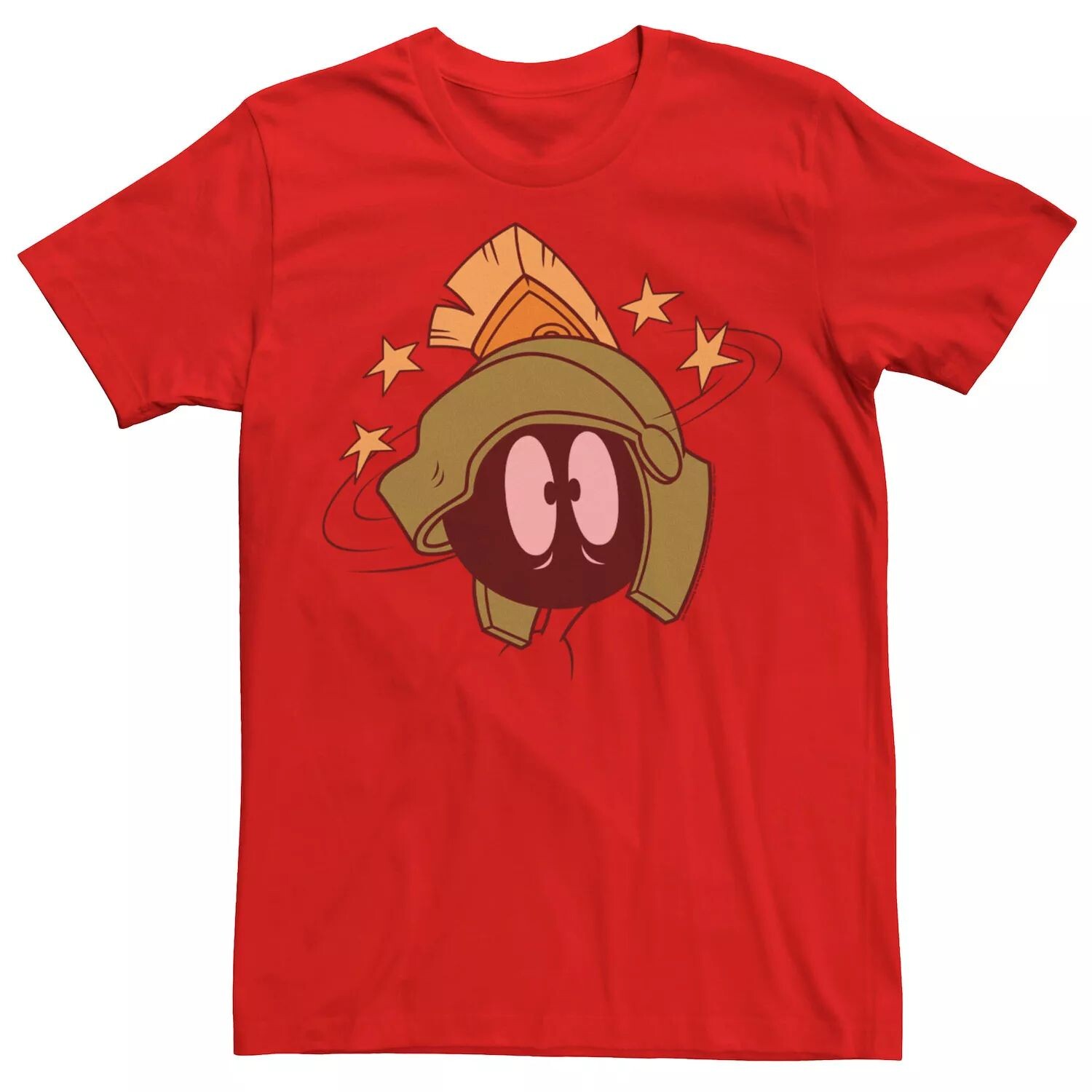 

Мужская футболка с рисунком Looney Tunes Marvin The Martian Seeing Stars Licensed Character
