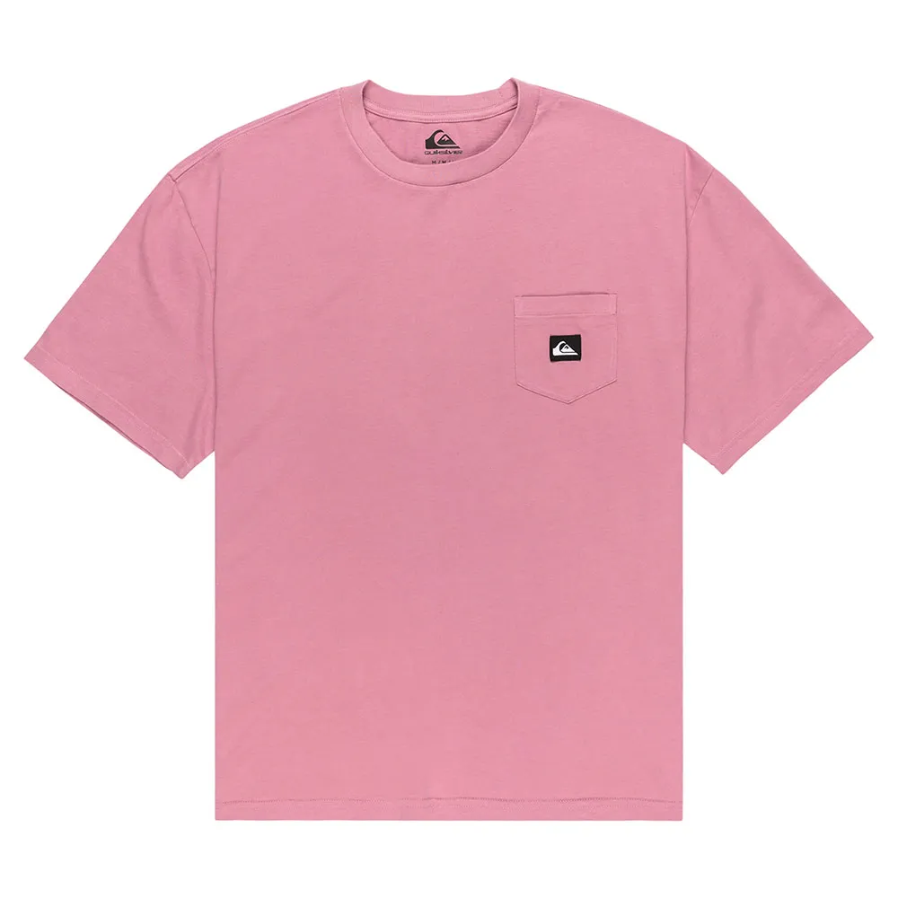 

Футболка с коротким рукавом Quiksilver Salt Water Pocket, розовый