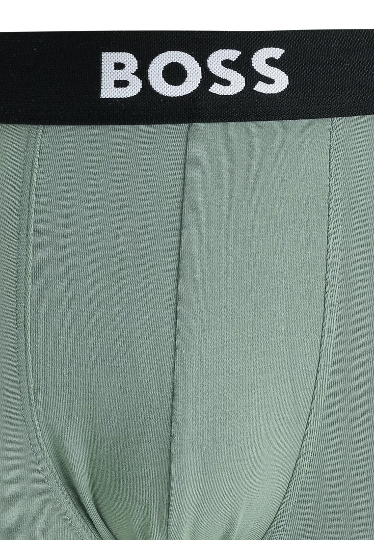 Трусы, 3 шт., BOSS Bodywear, черный/синий/зеленый — фото 4