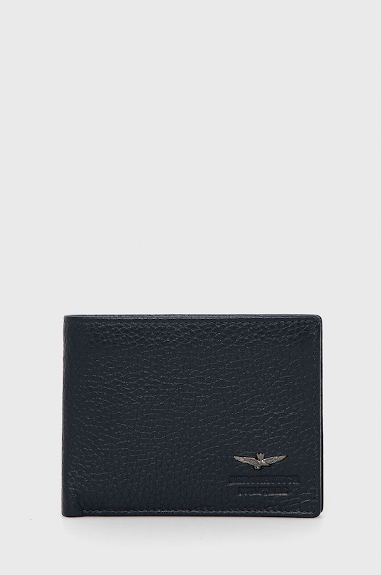 

Кожаный кошелек Aeronautica Militare, темно-синий