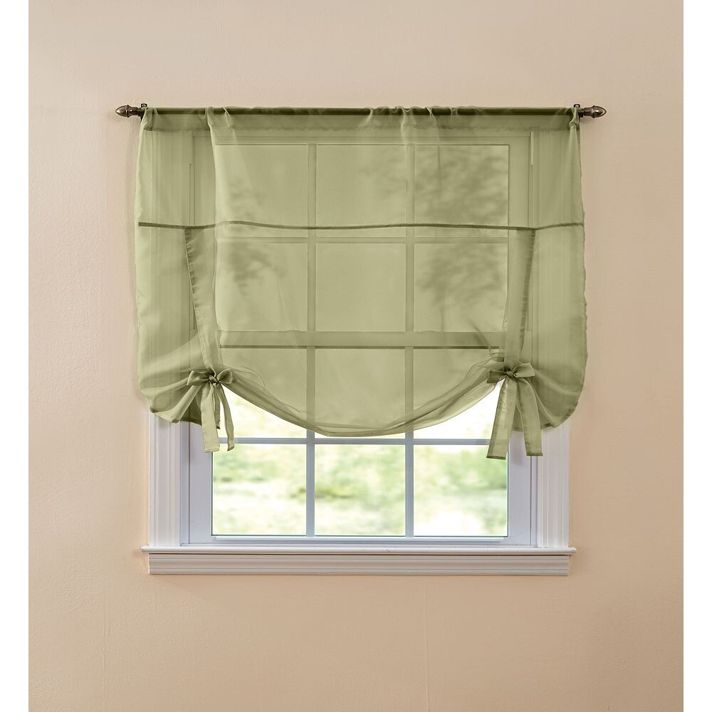 

Оттенок Brylanehome Bh Studio Sheer Voile Tie-up BH Studio, цвет Sage