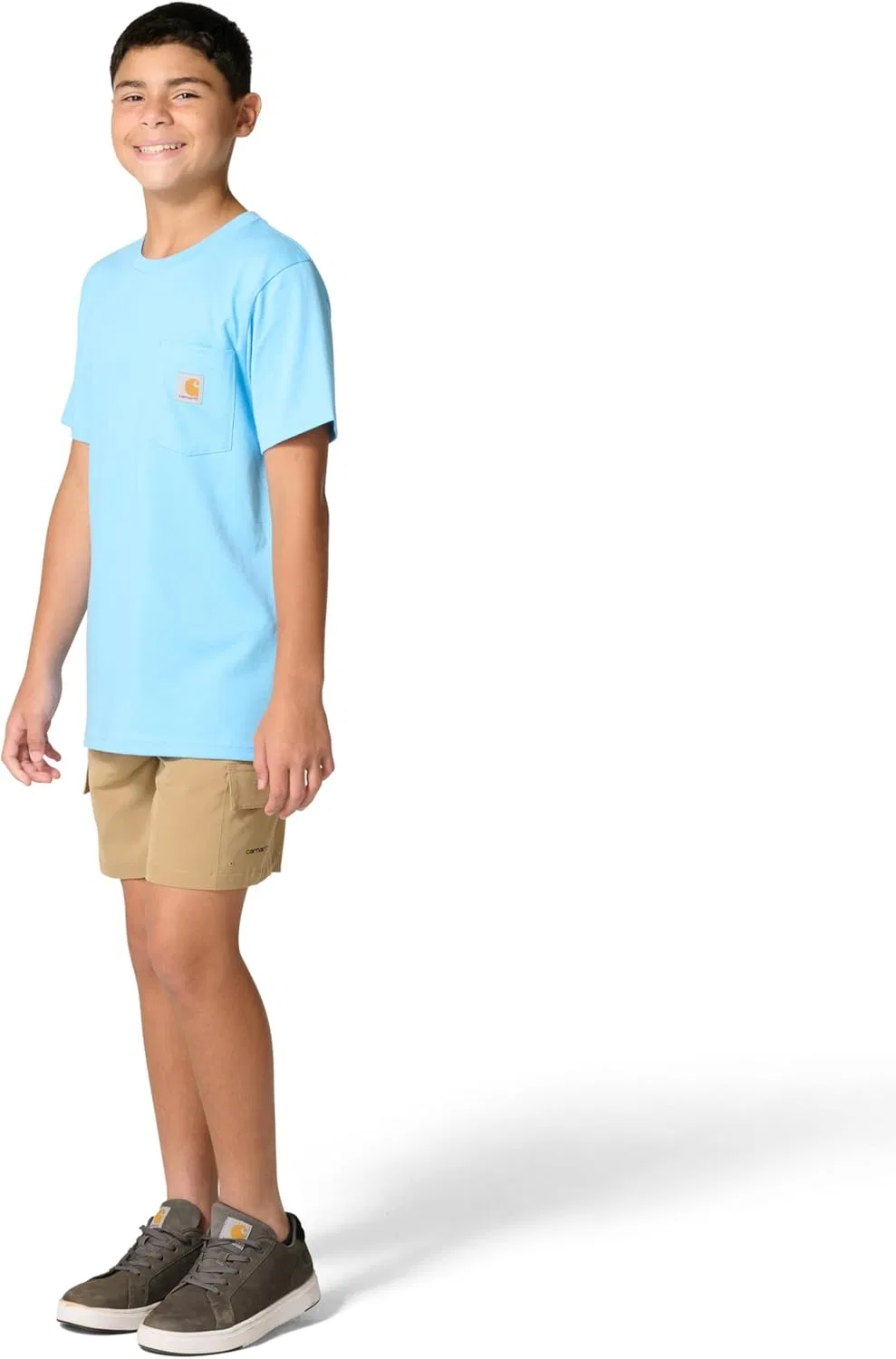 Футболка детская с карманом Carhartt, Blue Horizon — фото 4
