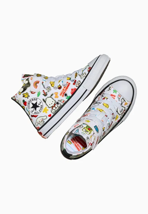 Кроссовки chuck taylor с изображением hello kitty и ее друзей Converse, White White Black — фото 3