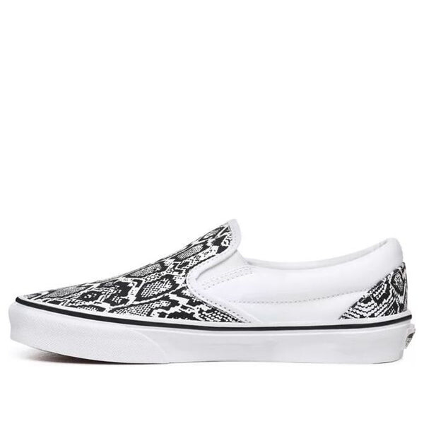 

Кроссовки classic slip-on 'python white' Vans, черный