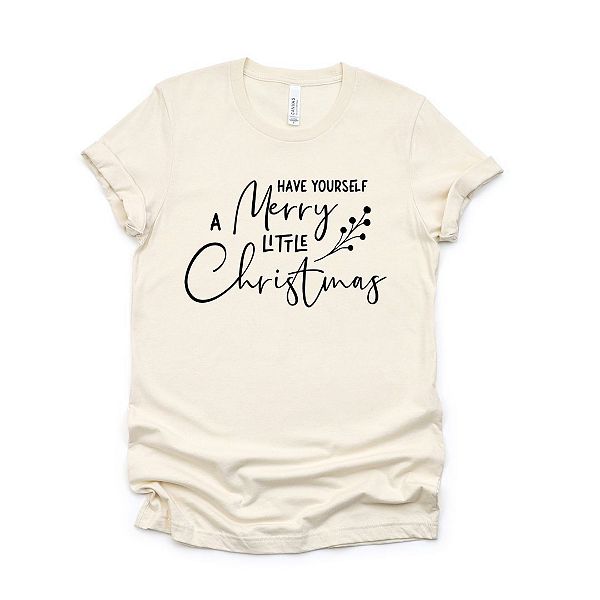 

Футболка с принтом "Have yourself a merry little christmas berries" Simply Sage Market, Cream, Зеленый, Футболка с принтом "Have yourself a merry little christmas berries" Simply Sage Market, Cream