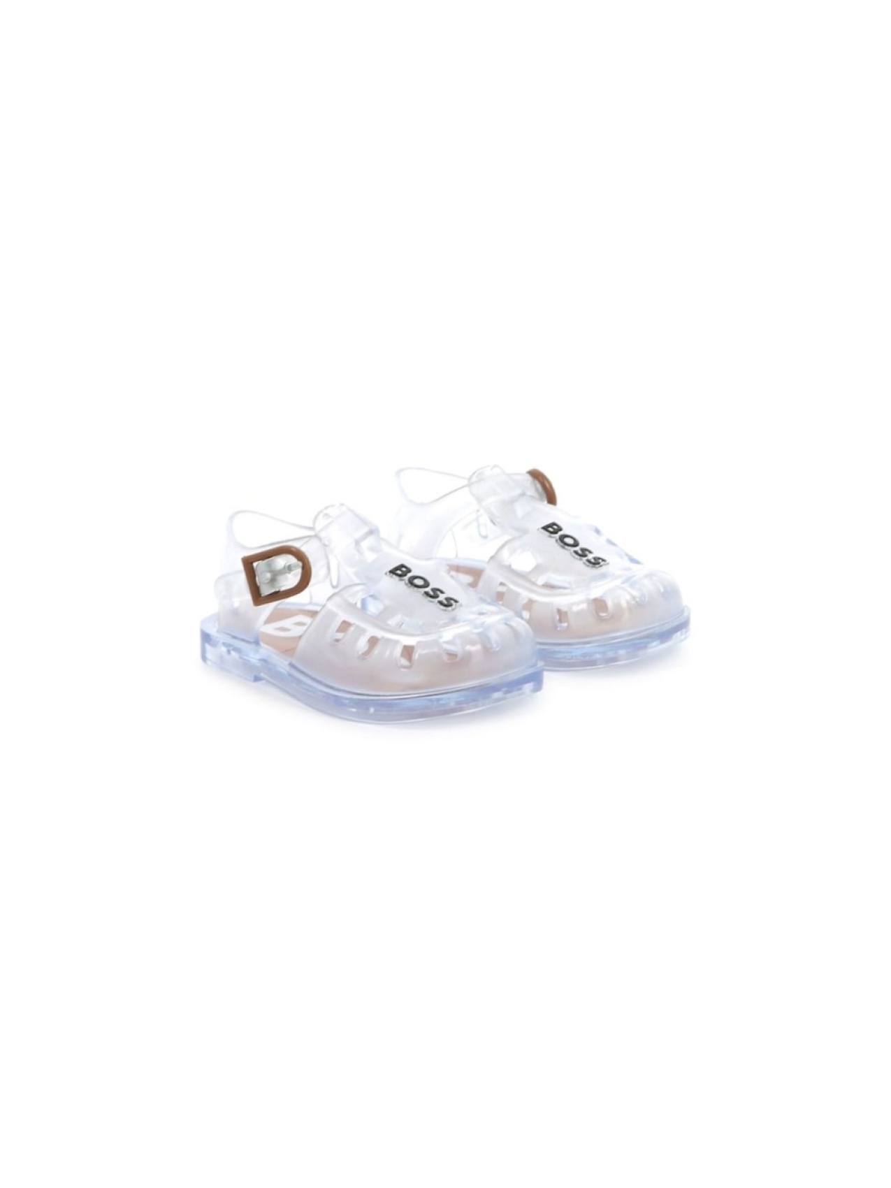 

Прозрачные босоножки BOSS Kidswear, белый