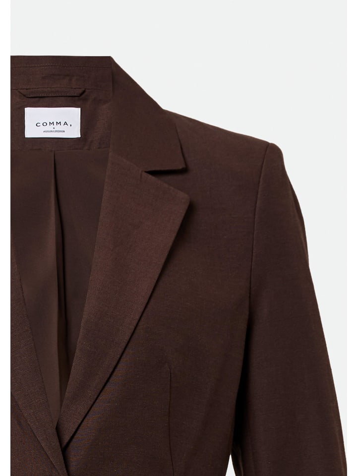 

Блейзер comma, коричневый