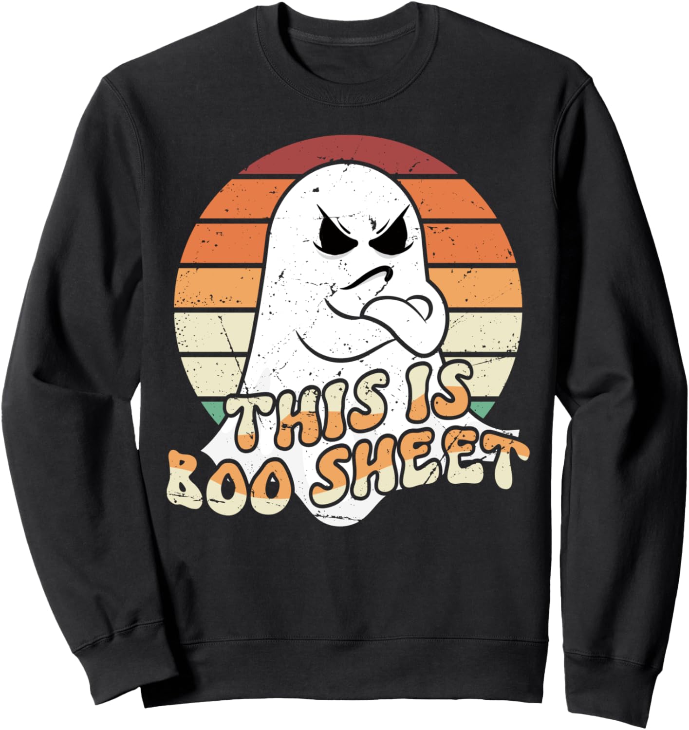 

Толстовка, Страшный и забавный костюм для вечеринки на Хэллоуин с толстовкой, изображающей тыкву и привидение Halloween Kostume, Tshirts Fur Damen Herren Kinder, черный