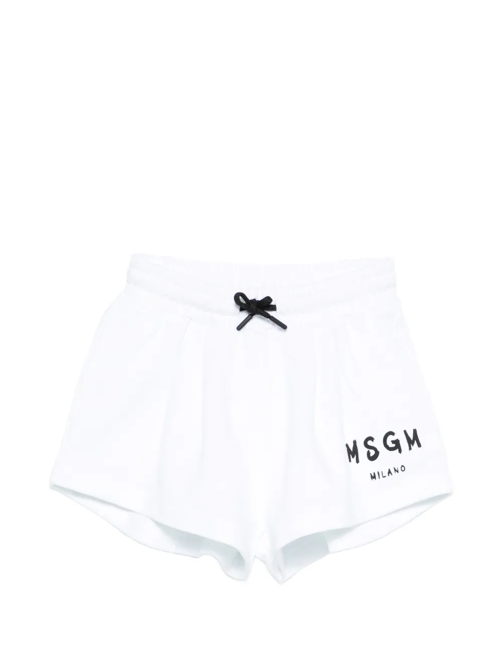 

Шорты с логотипом Msgm Kids, белый