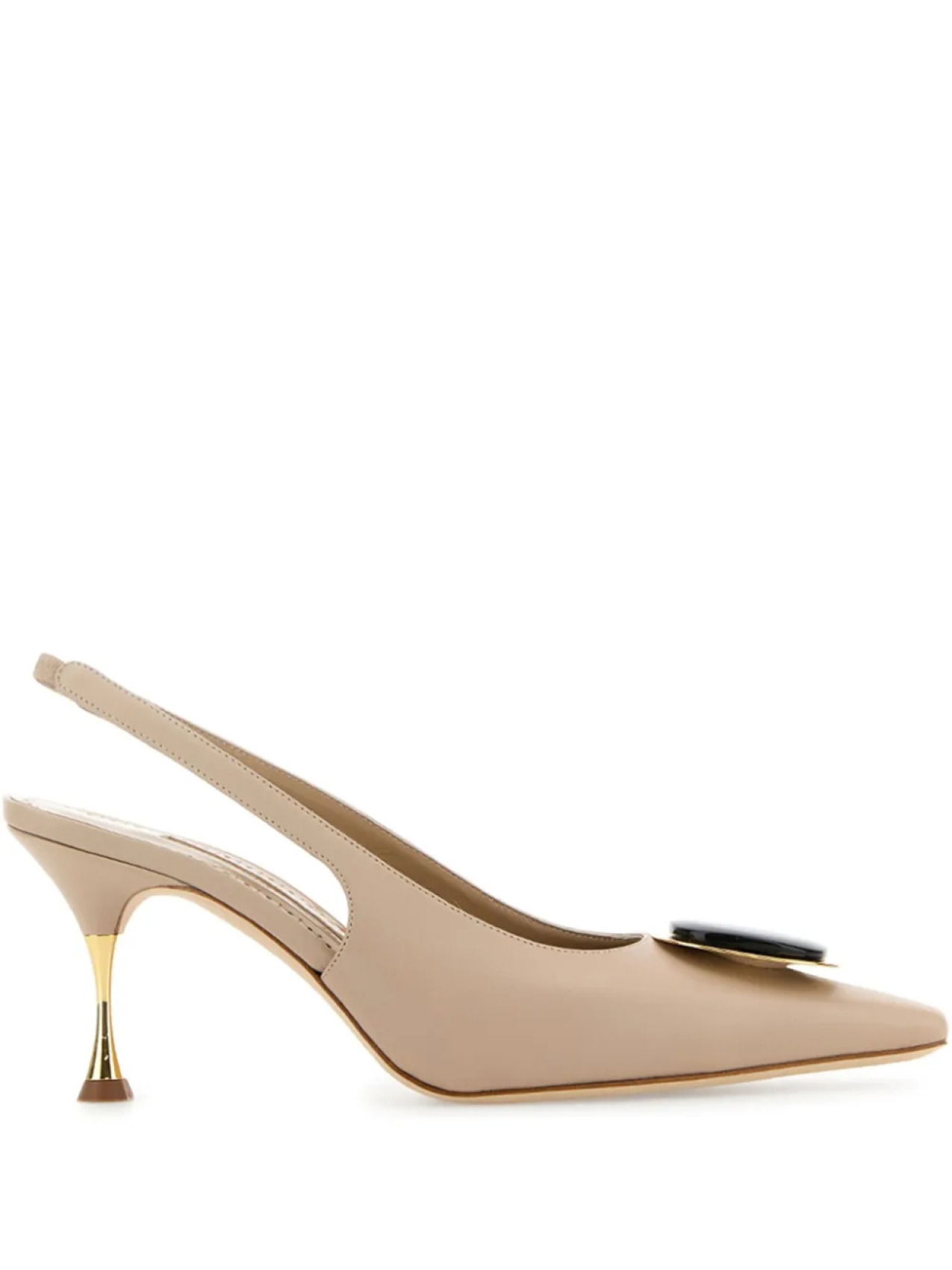 Туфли-лодочки Manolo Blahnik Chiaransli 70 мм, нейтральный