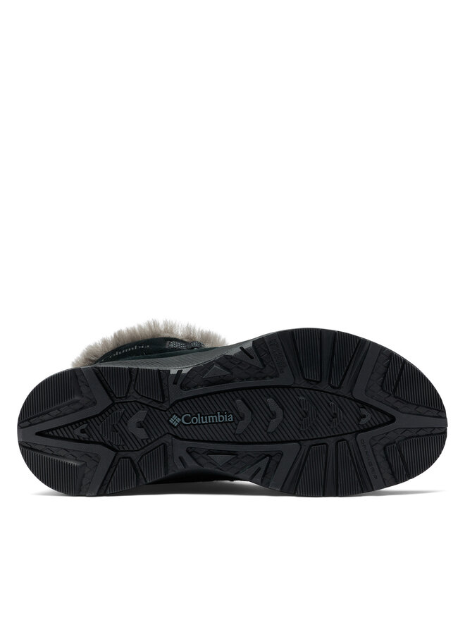 Женские зимние ботинки Columbia Slopeside Peak Luxe из замши и текстиля, черный — фото 4