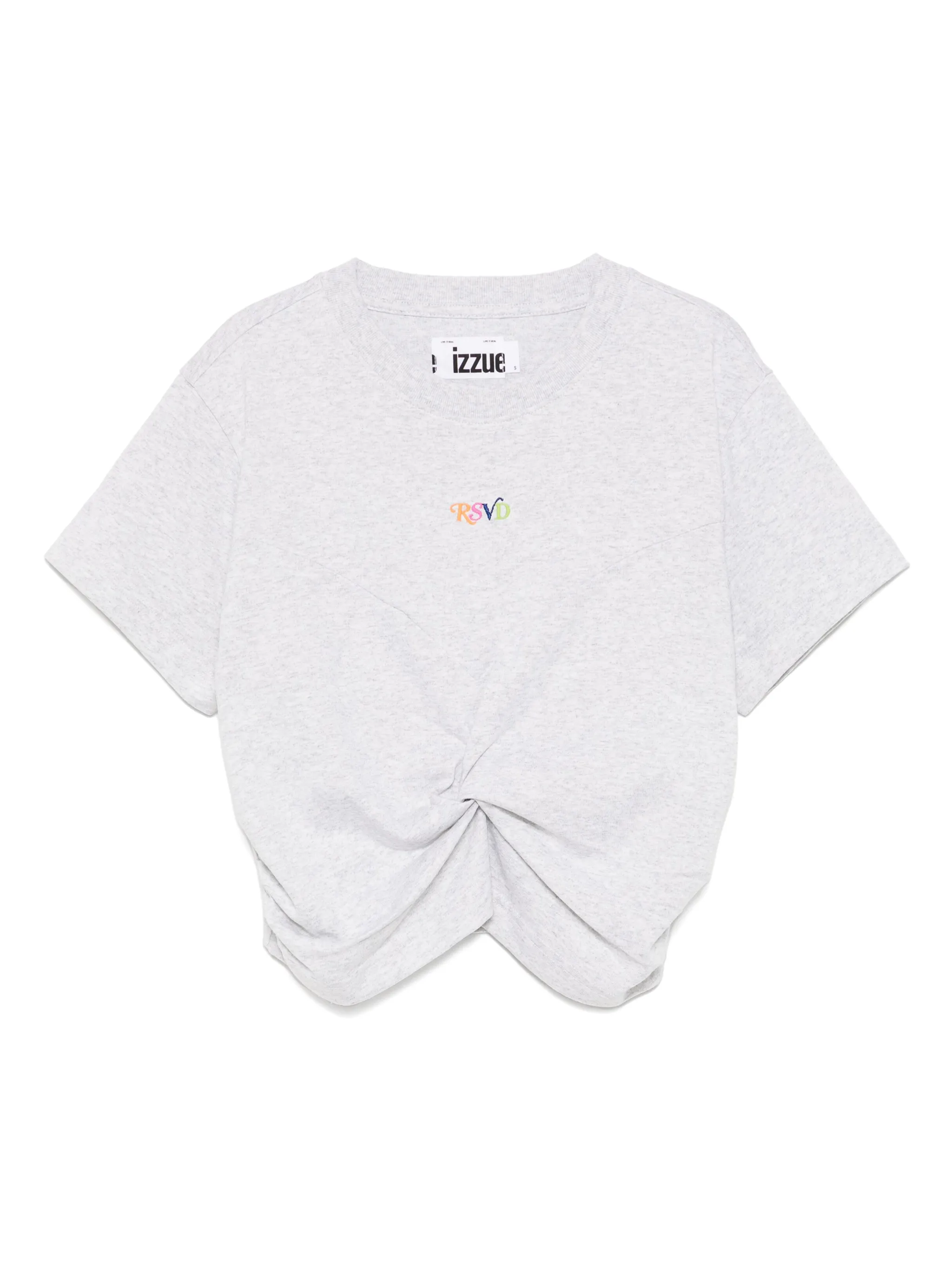 

Футболка с узлом Izzue, серый