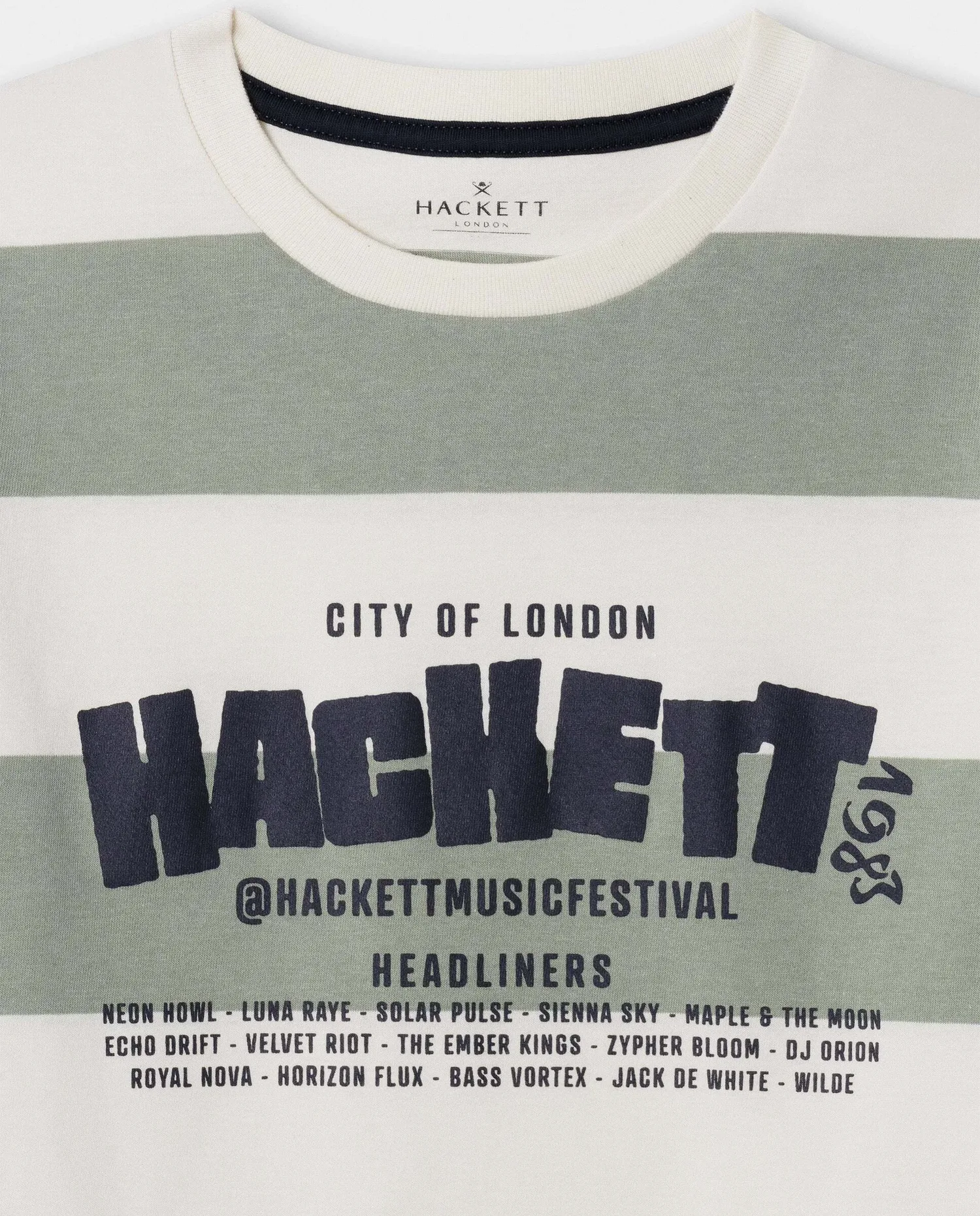 Детская футболка с полосками для фестиваля Hackett, белый — фото 2