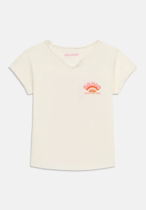 Футболка с короткими рукавами и принтом Zadig & Voltaire, Off White