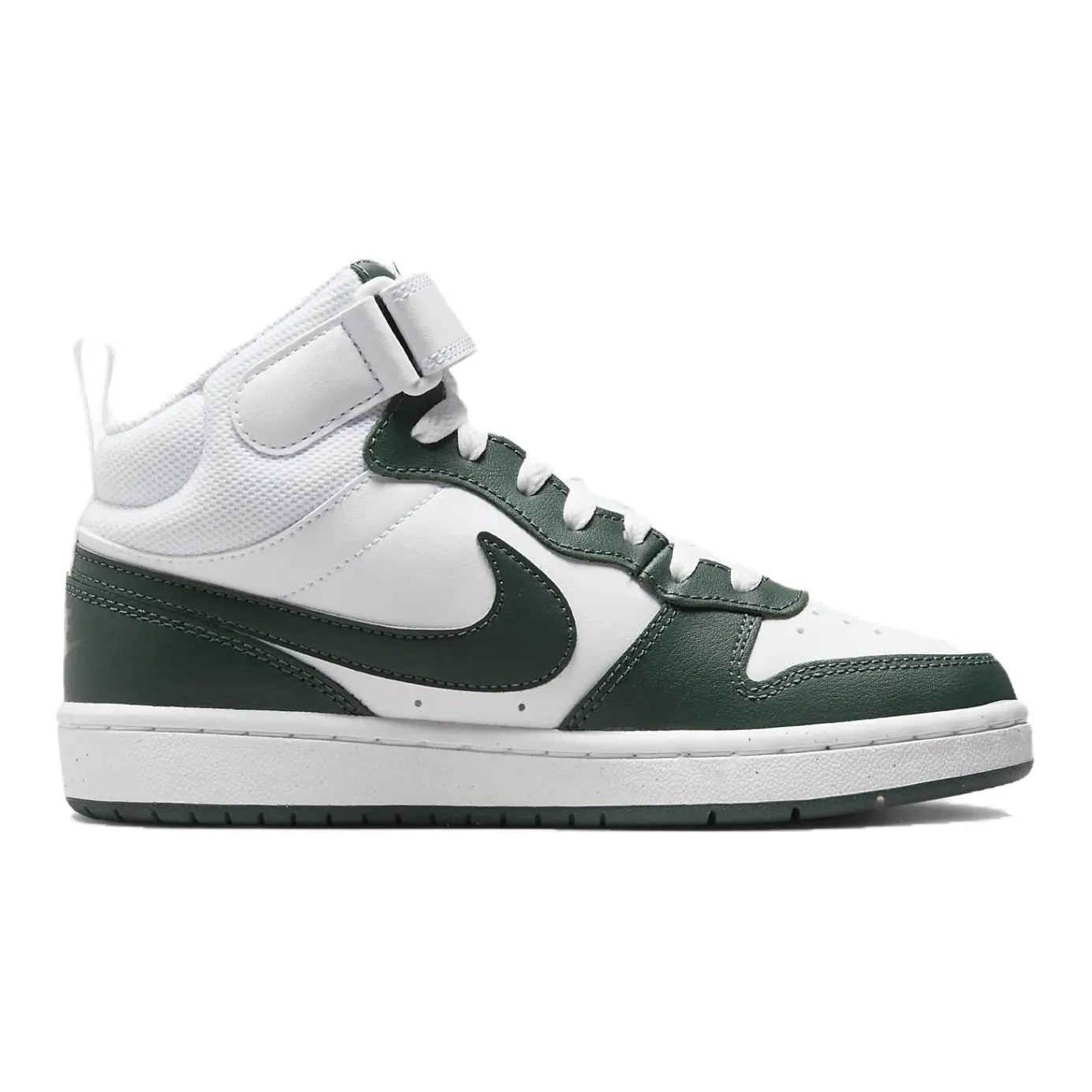 Nike Кроссовки для скейтбординга Court Borough Mid top, устойчивые к скольжению и истиранию, зеленые, унисекс — фото 3