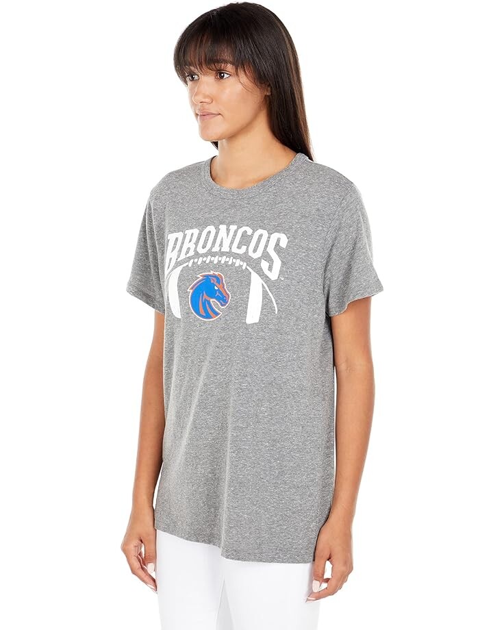 

Футболка Lauren James Boise State Broncos 1/2 Time Short Sleeve Tee, цвет Heather Grey